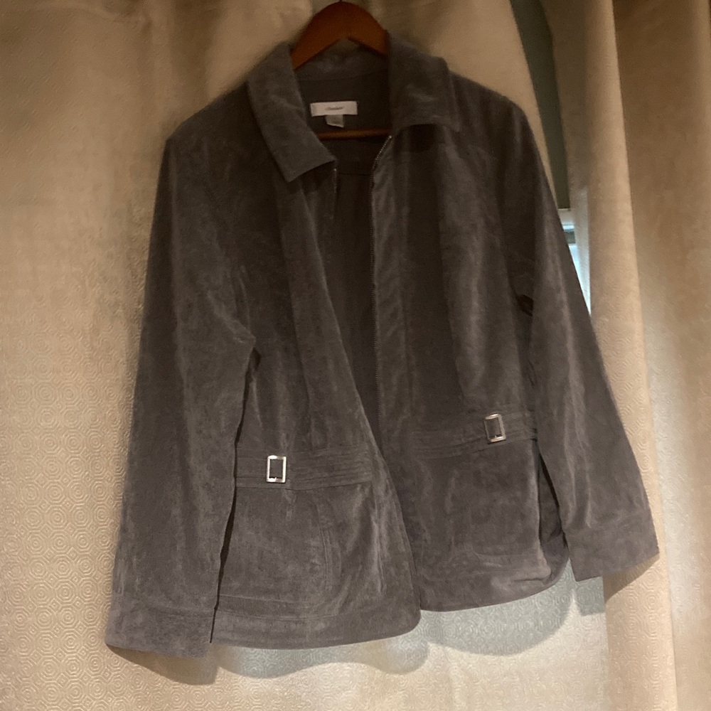 CJ Banks Charcoal Utility Jacket